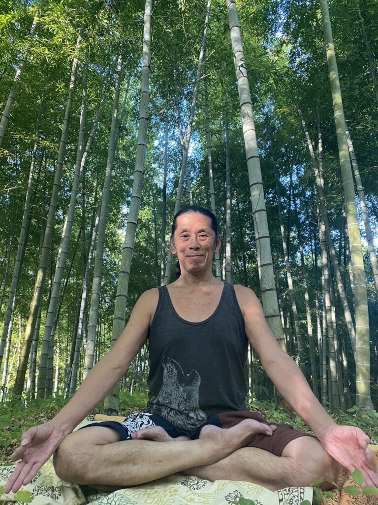 Kriya master龜井さちを 瞑想 金沢の竹林